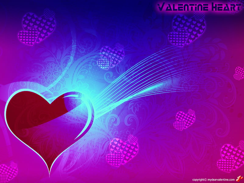 Colorful heart, valentines, day, red, heart, HD wallpaper | Peakpx