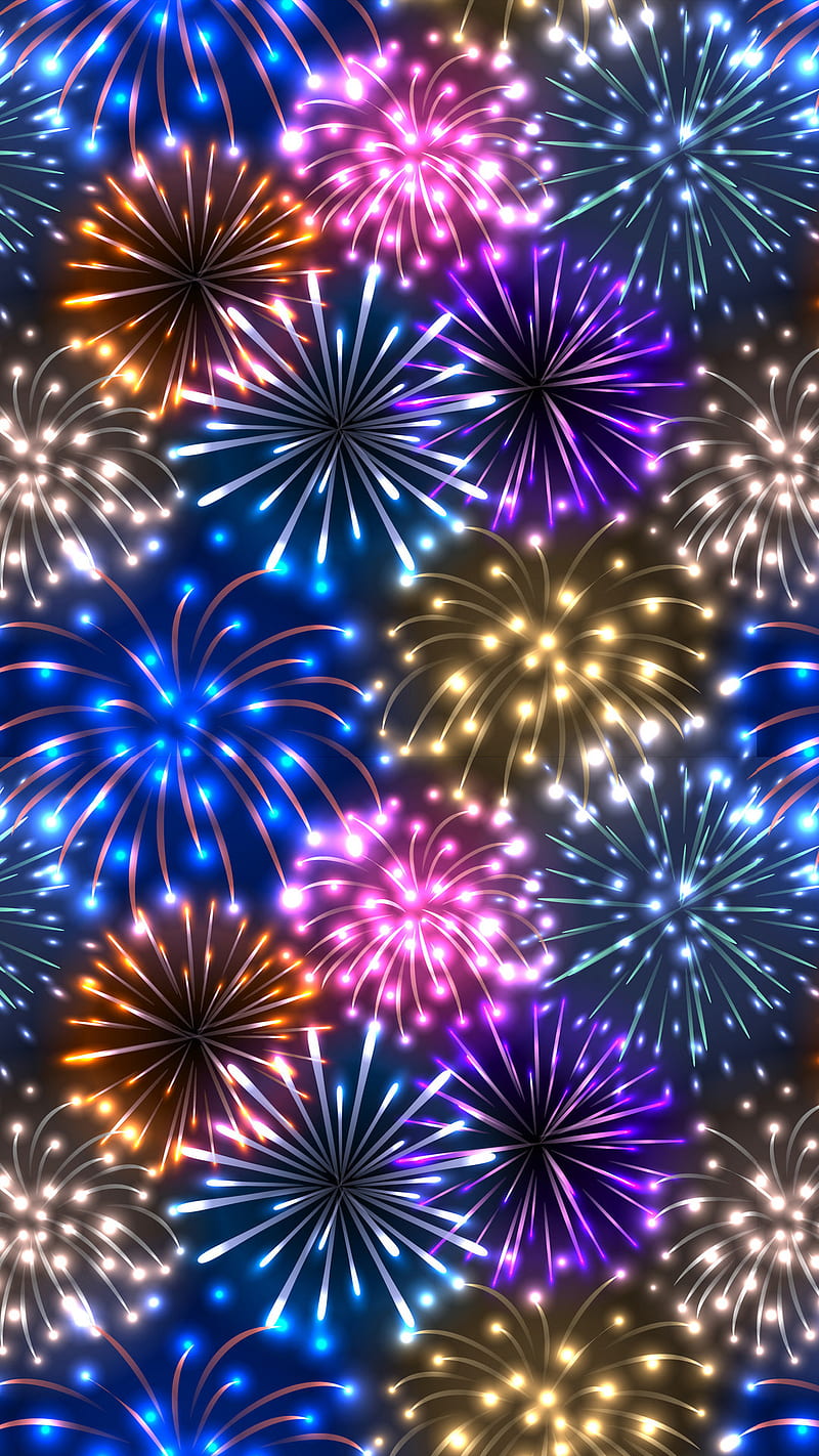 Fireworks, bright, july 4th, light, rainbow, usa, HD phone wallpaper |  Peakpx