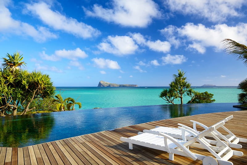 Mauritius, islans, beach, indian ocean, vacation, paradise, relax, tropical, HD wallpaper