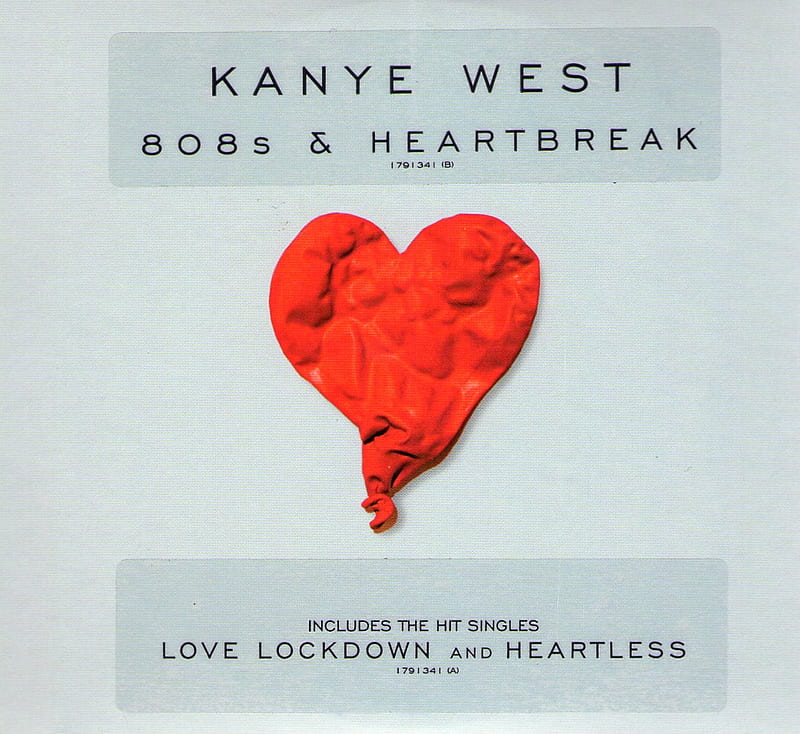 Kanye West 808's & Heartbreaks, male, rappers, rap, album cover, hip hop, HD wallpaper