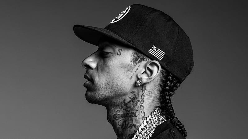 Nipsey Hussle Is Facing One Side Wearing Chains And Having Tattoos On Neck Music, HD wallpaper
