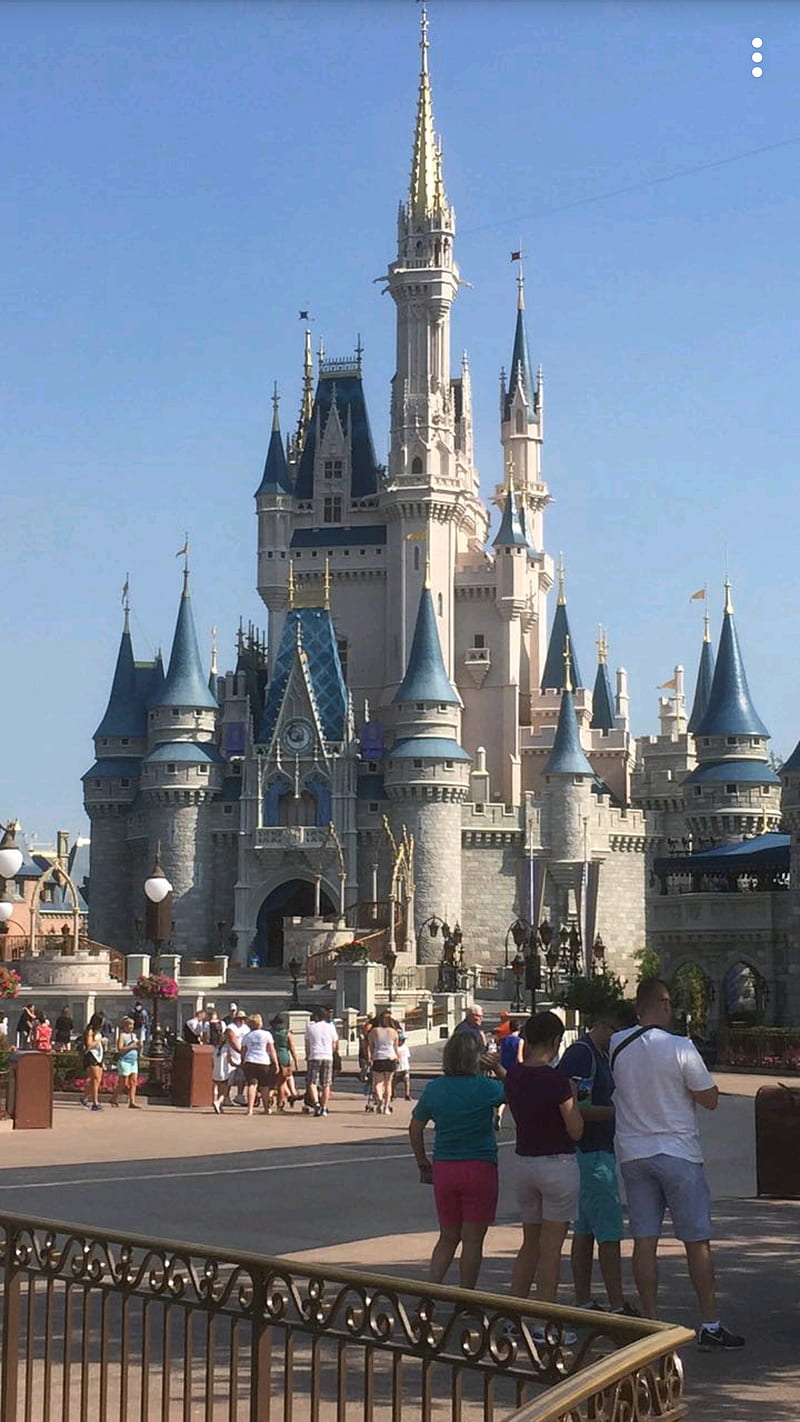 Cinderella castle, disney world, magical, HD phone wallpaper