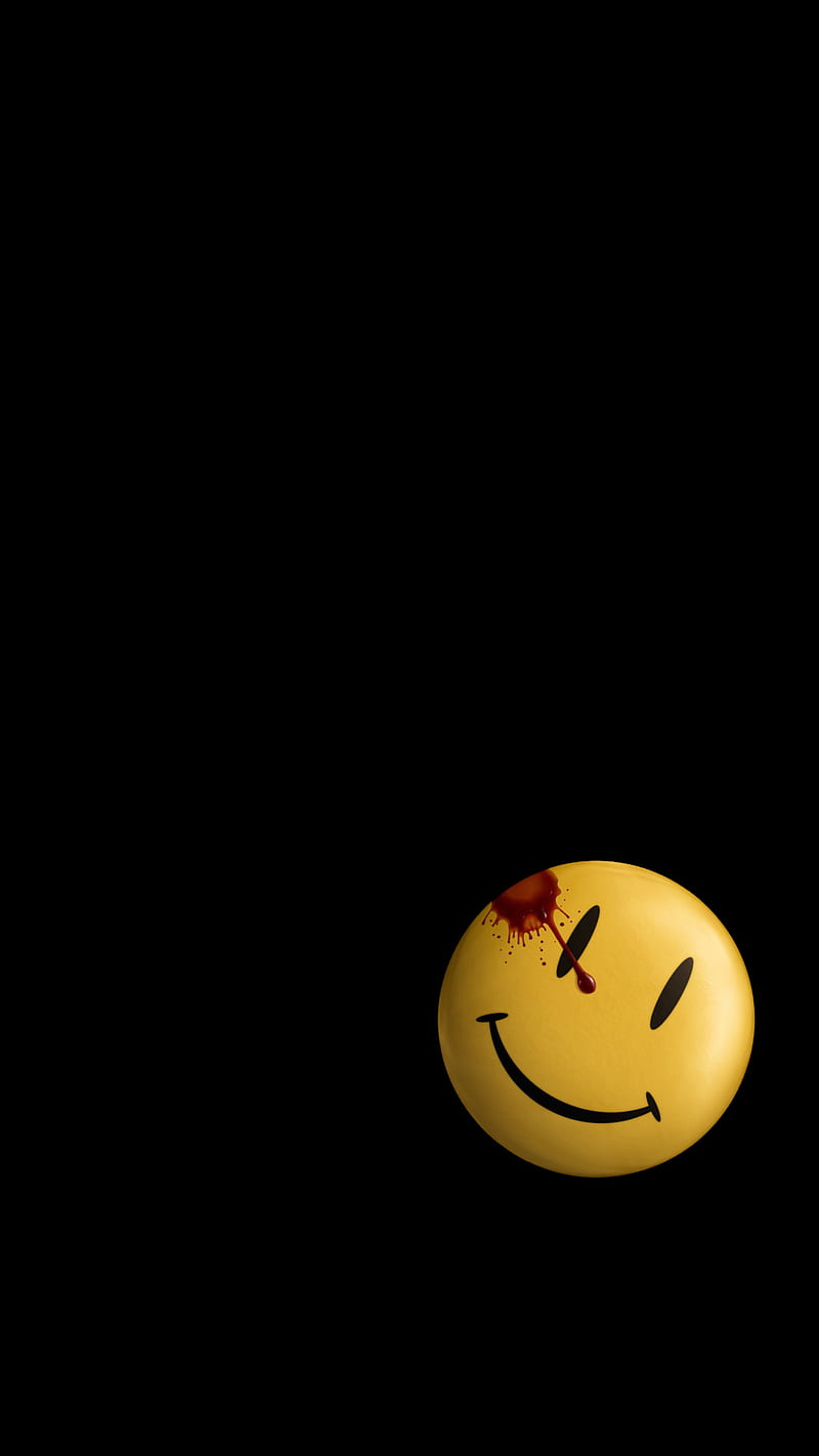 Watchmen, blood, comic, dark, smiley, HD phone wallpaper | Peakpx