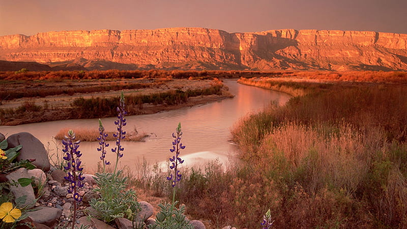Rio Grande, Big Bend National Park, Mountains, National Parks, Rivers, Nature, HD wallpaper
