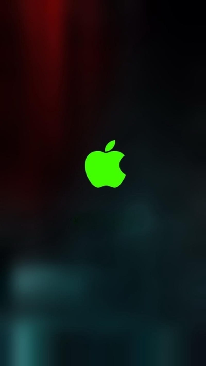 Green Apple Logo, HD phone wallpaper