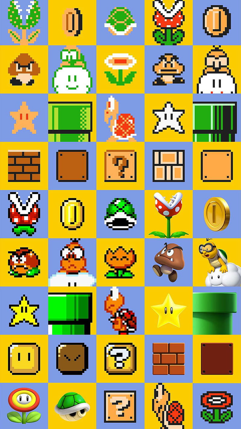Mario 8-bit, HD phone wallpaper