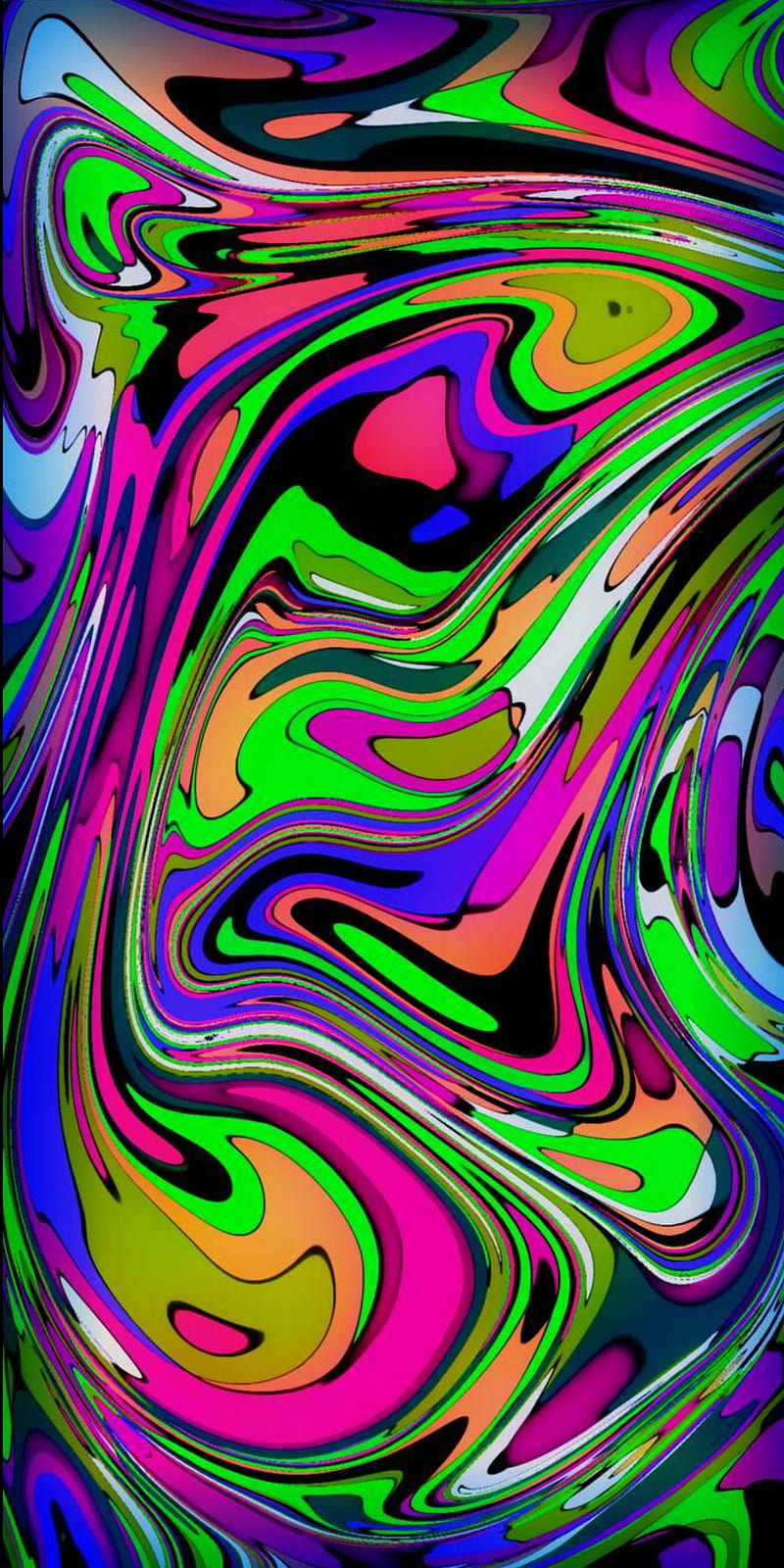 iPhone6paperscom  iPhone 6 wallpaper  vt11psychiccolorcircleabstract darkrainbowpatternred