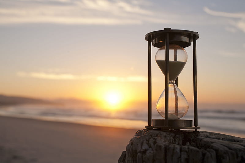 Hourglass, glass, sand, time, Hour, HD wallpaper