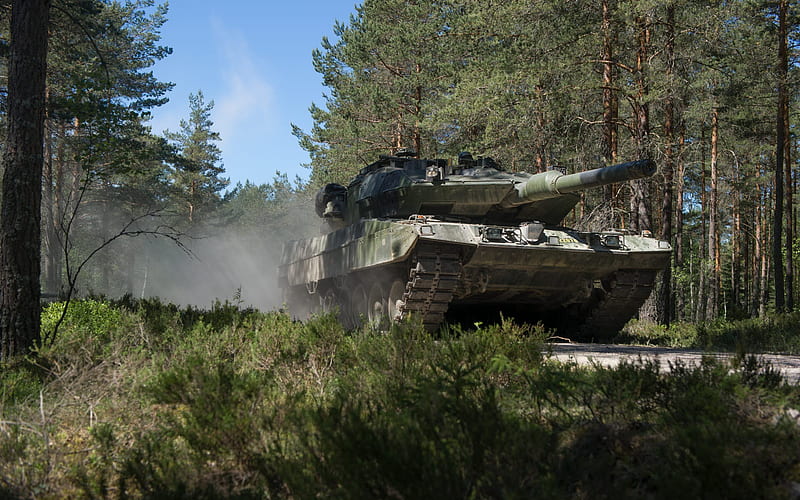 Leopard 2, German main battle tank, Leopard 2A5, Bundeswehr, modern tanks, armored vehicles, Germany, HD wallpaper