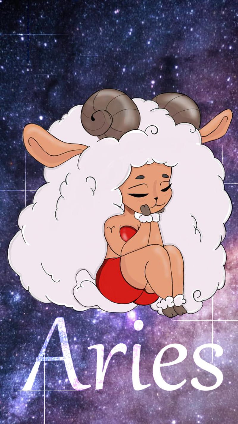 Aries, galaxy, love, ram, sheep, zodiac, HD phone wallpaper | Peakpx