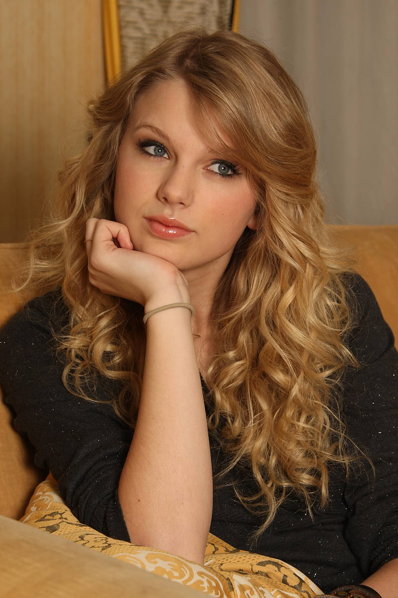 Taylor Swift, blonde, women, singer, blue eyes, long hair, HD phone wallpaper