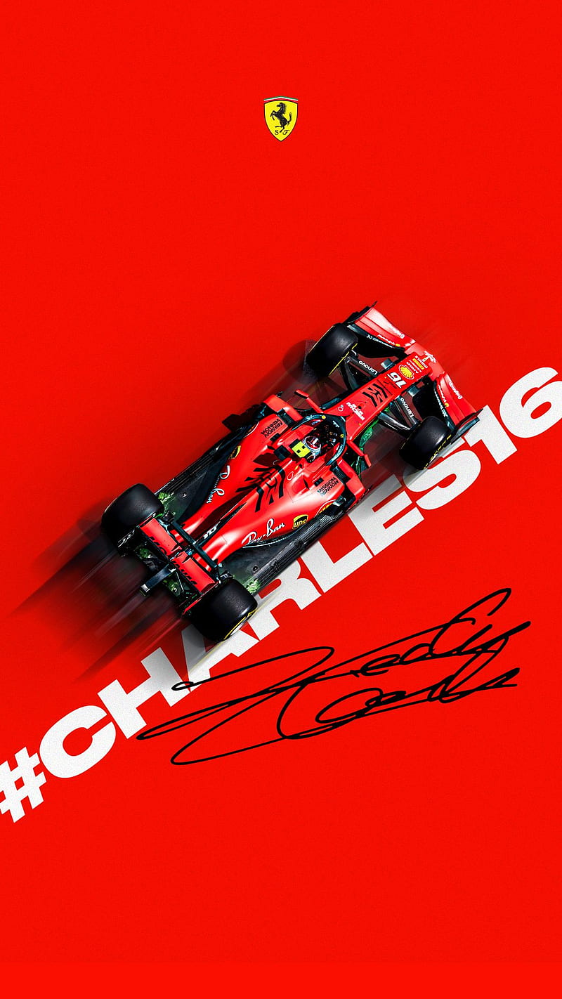 Charles16, charles leclerc, ferrari sf90, formula 1, HD phone wallpaper