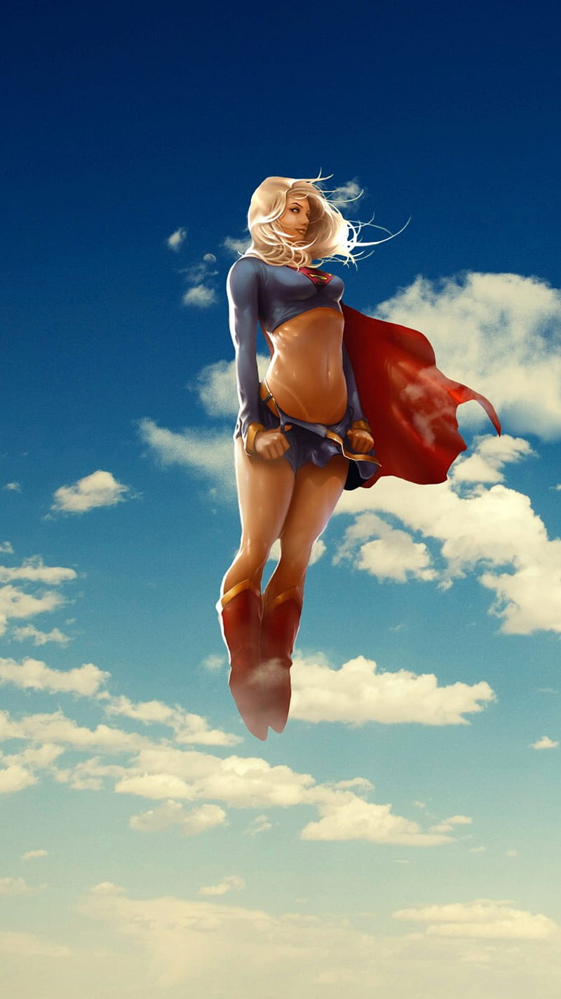 Super Girl, jl, smallville, supergirl, HD phone wallpaper