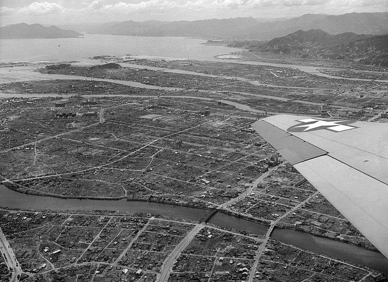 Hiroshima - One Year After, hiroshima, world war two, a bomb, atomic bomb, HD wallpaper