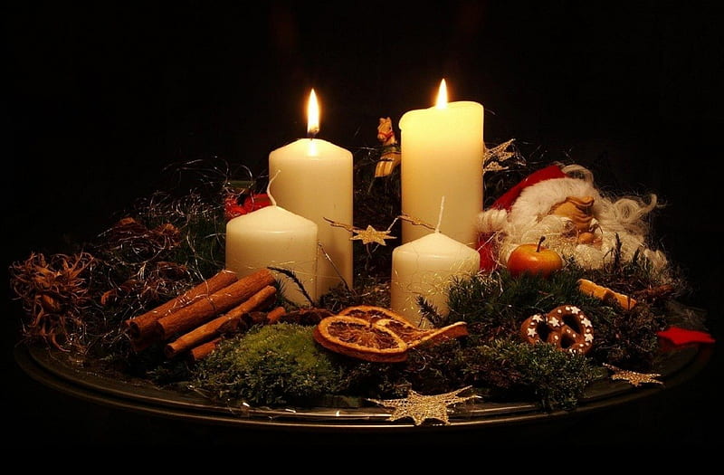 Advent Wreath, advent, wreath, graphy, abstract, HD wallpaper