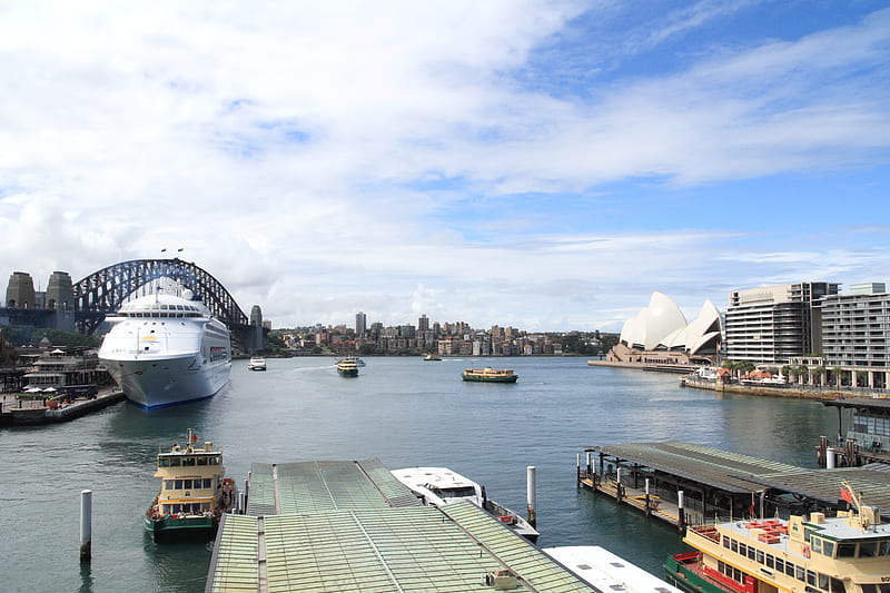 Circular Quay, Sydney, cruise, boat, harbour, ferry, circular, quay, sydney, circular quay, HD wallpaper