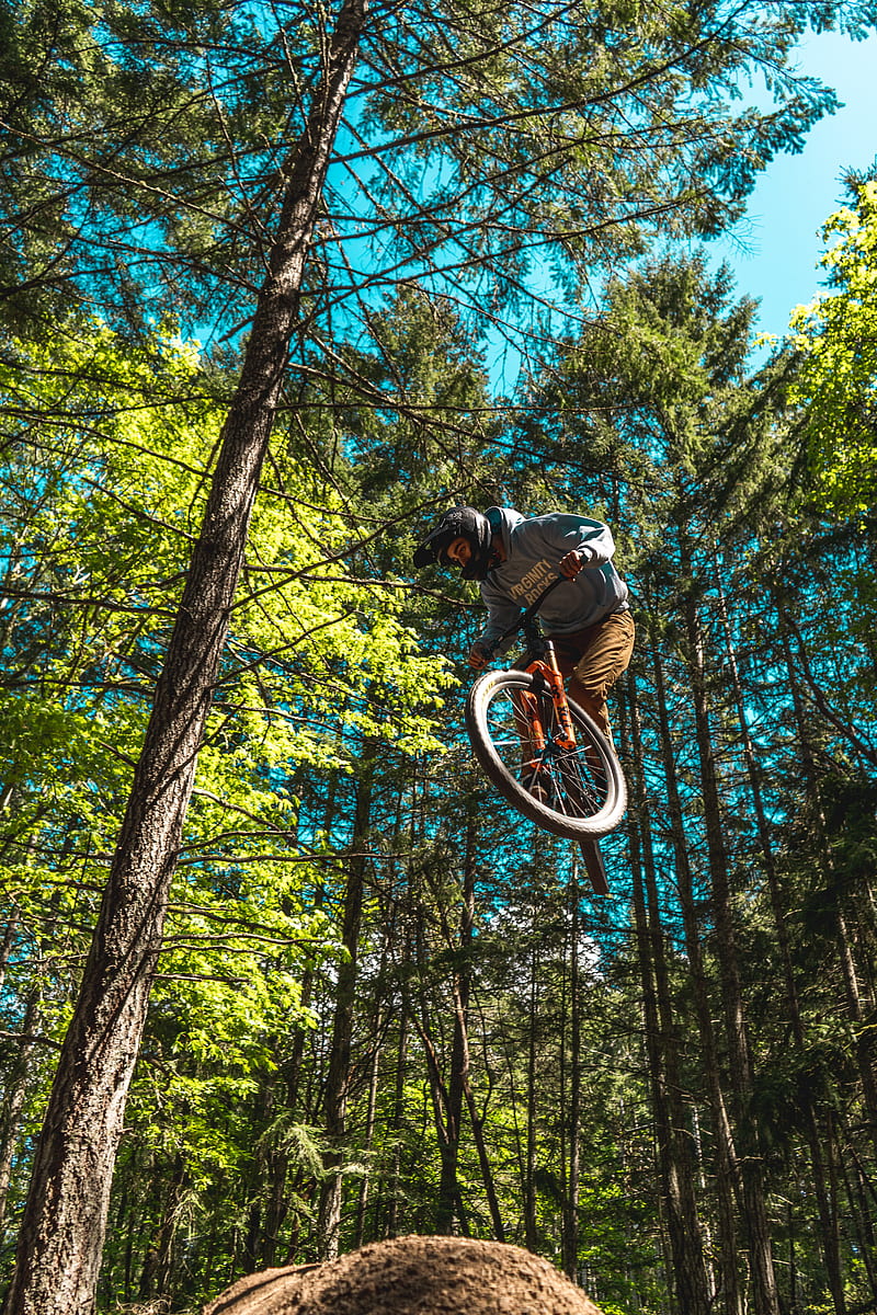 Bicicleta, ciclista, salto, truco, extremo, Fondo de pantalla de teléfono  HD | Peakpx
