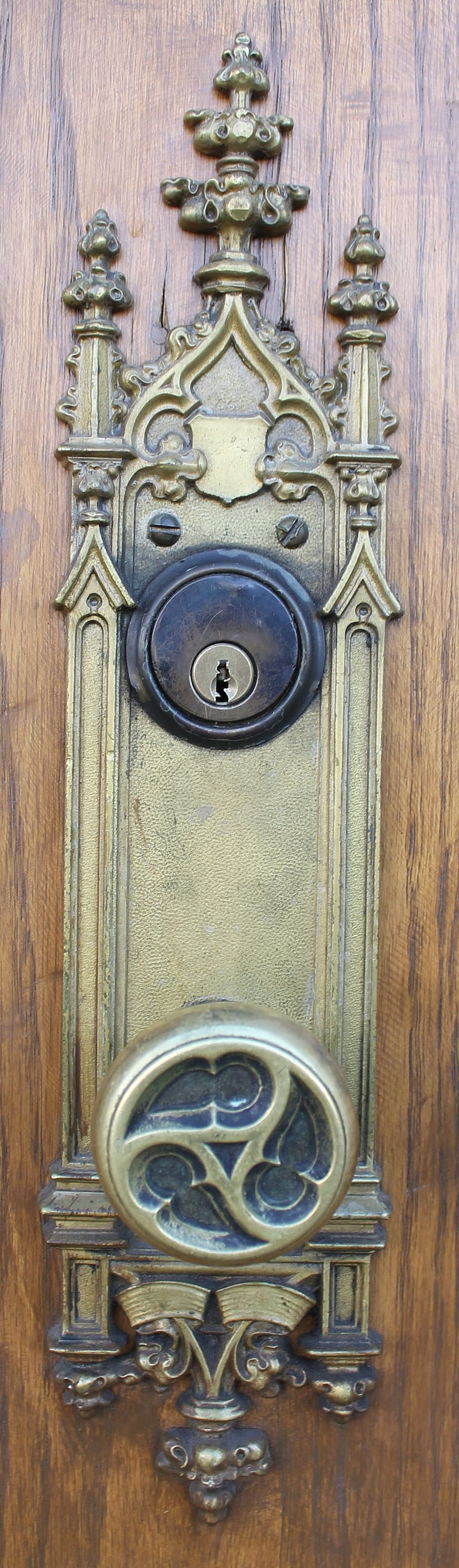 Lock and Key, church, denver, door, HD phone wallpaper