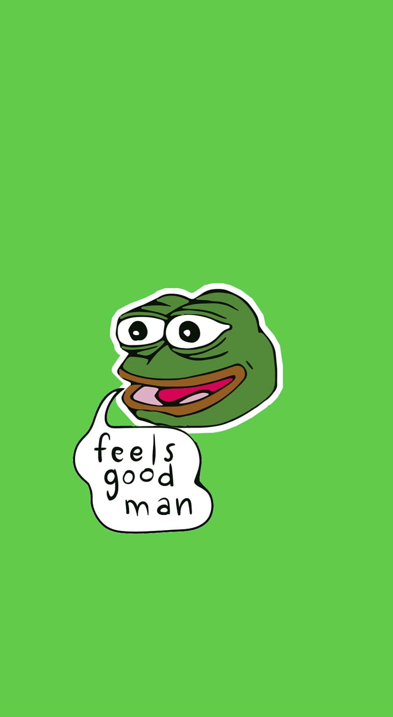 Pepe , feels, feelsgoodman, frog, green, meme, vibe, vibes, vibing, HD phone wallpaper