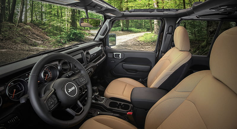 2020 Jeep Wrangler Black and Tan Edition - Interior , car, HD wallpaper