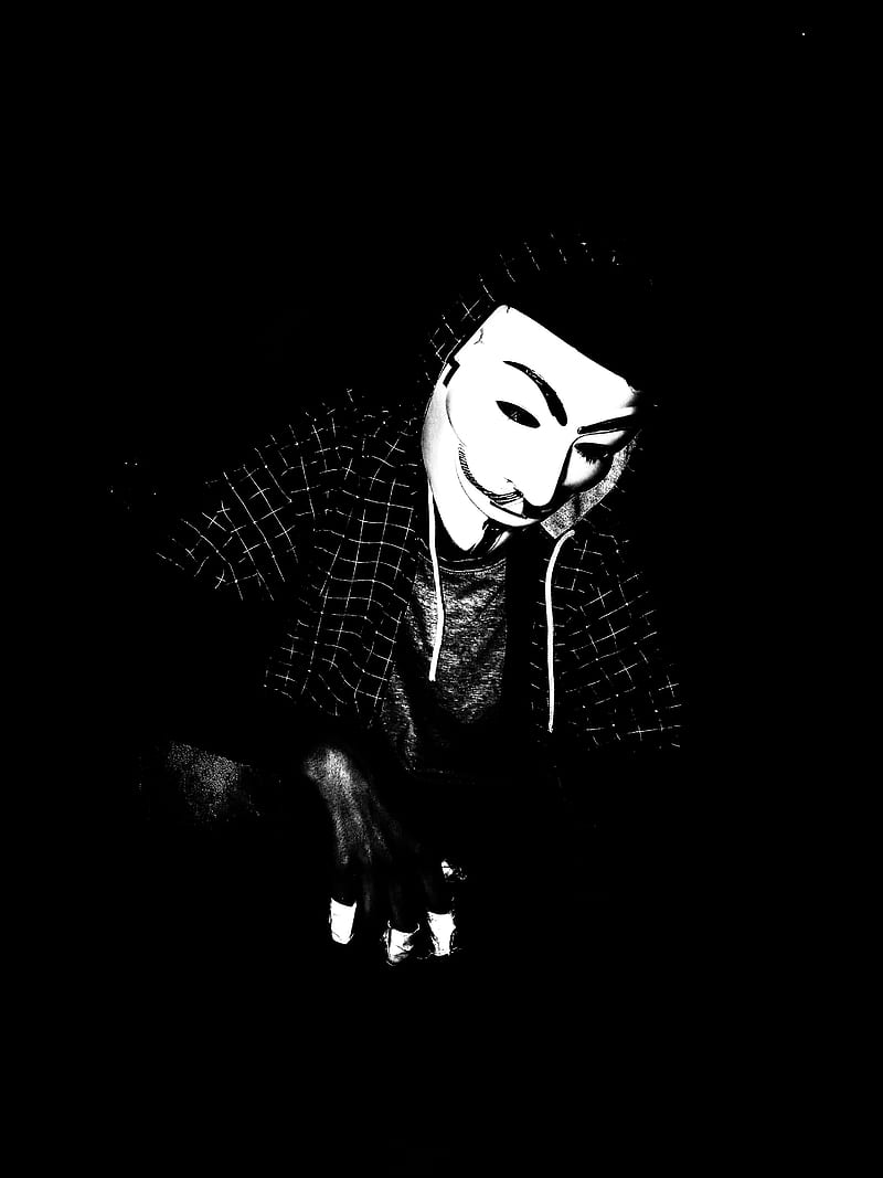 We are anonymous, unity, black, white, HD phone wallpaper