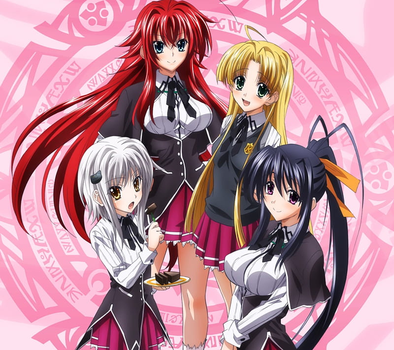 HighSchool dxd, cute, girls, anime, characters, HD wallpaper