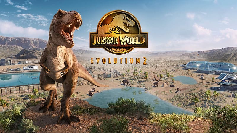 The Gates to Jurassic World Evolution 2 Open November 9 for Xbox One and Xbox Series X. S, Jurassic Park Gate, HD wallpaper