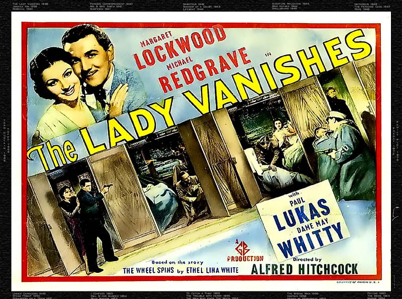 The Lady Vanishes01, alfred hitchcock, posters, classic movies, The Lady Vanishes, HD wallpaper