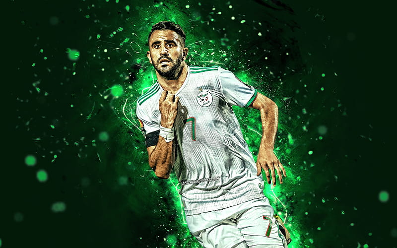 Riyad Mahrez, algerian, soccer, sport, football, mahrez, algeria national football team, HD wallpaper