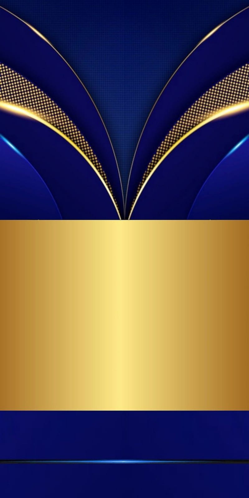 Gold Blue , abstract, digital, HD phone wallpaper
