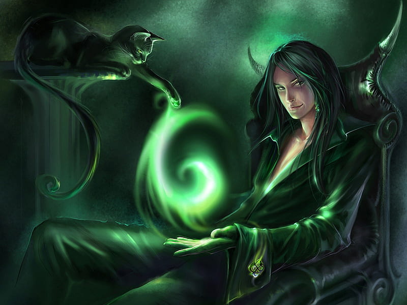 sexy green witch