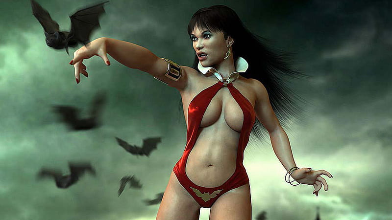 Comics, Vampirella, HD wallpaper