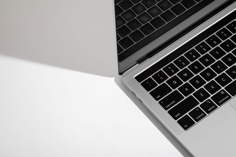 macbook, apple, keys, white, computer, HD wallpaper