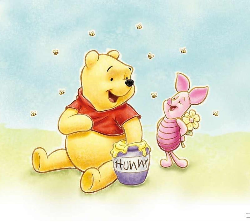 Winnie The Pooh, cartoons, HD wallpaper