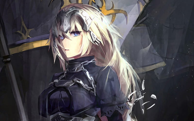 Joan of Arc, Fate Apocrypha, artwork, Fate Grand Order, TYPE-MOON ...