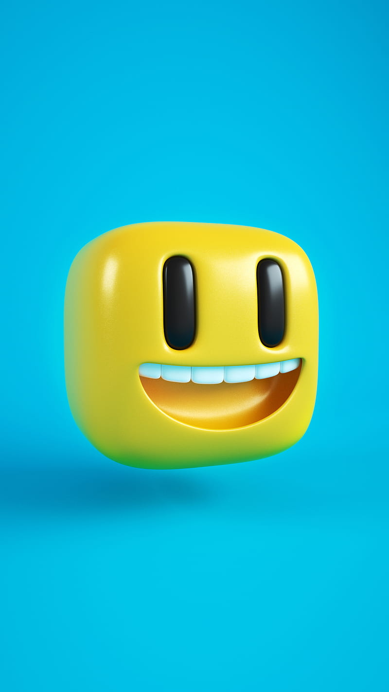 emoji smile, 3d, YIPPIEHEY, art, emojis, emoticon, face, fun, happy, popart, smiley, smileyface, HD phone wallpaper