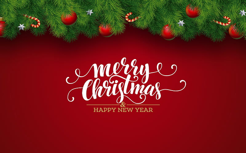 Merry Christmas New Year 2020 High Quality Poster, HD wallpaper