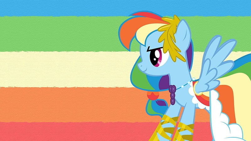 Rainbow Dash, Rainbow, My Little Pony, Friendship is Magic, HD wallpaper