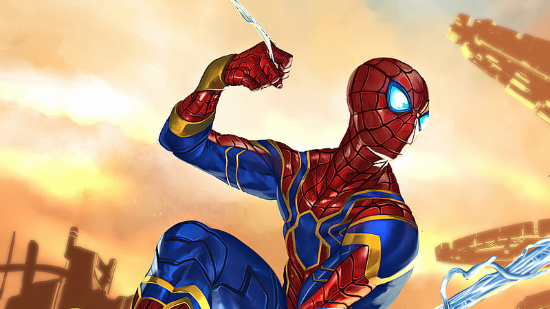 Spiderman Above, spiderman, superheroes, artwork, digital-art, art, artstation, HD wallpaper