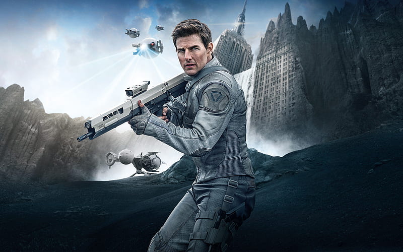 Tom Cruise In Oblivion, movies, tom-cruise, male-celebrities, HD wallpaper