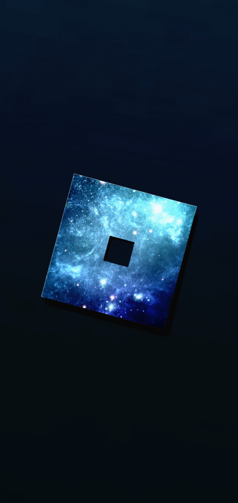 Neon Blue Roblox Logo