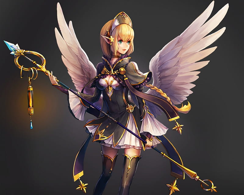 Anime Angel, angel, male, HD phone wallpaper | Peakpx