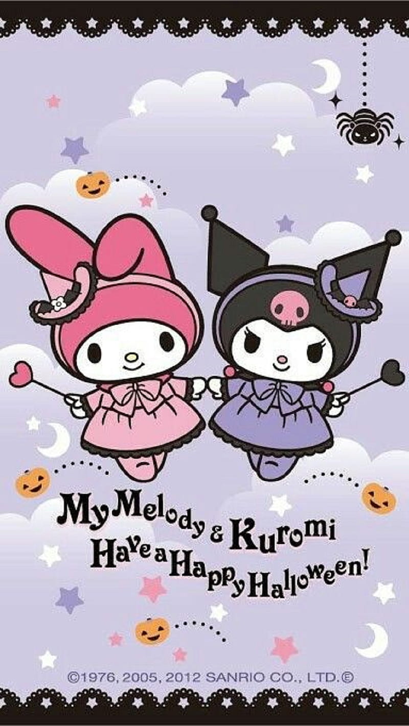 Kuromi, Cute, Lolita, Hello Kitty, Gothic, Kawaii, HD wallpaper