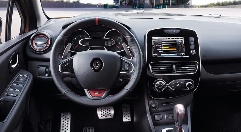 2017 Renault Clio R.S. 200 EDC - Interior, Cockpit , car, HD wallpaper