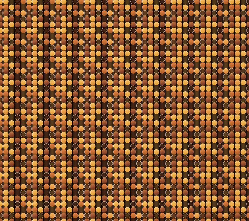 Gold Dots, circle, pattern, texture, HD wallpaper