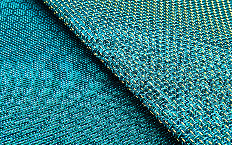 Stylish fabric texture, Turquoise fabric background, fabric texture, stylish Turquoise background, HD wallpaper