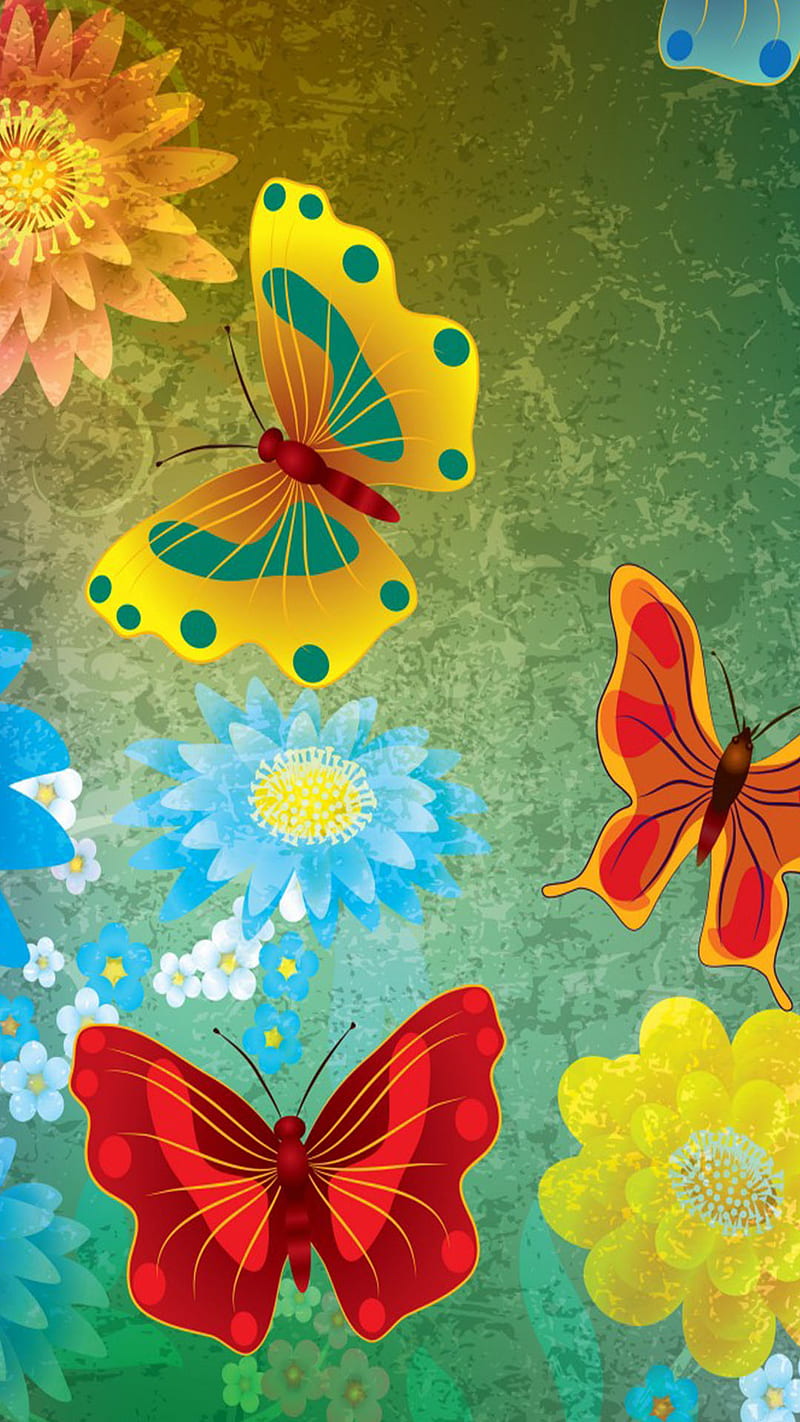 Butterflies, butter, flies, HD phone wallpaper