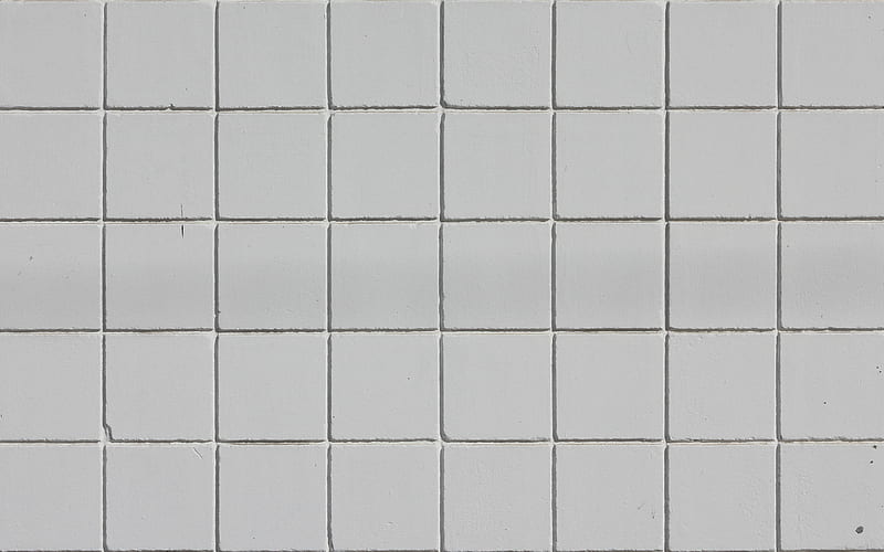 concrete mosaic texture, concrete background, concrete squares texture, gray textures, HD wallpaper