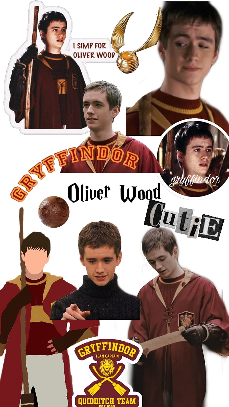 Oliver Wood , captain, gryffindor, harry potter, keeper, oliver, oliver wood, quidditch, scottish, wood, HD phone wallpaper