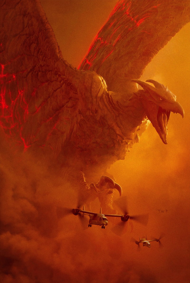 Godzilla, king, of the, monsters movie, theme, battlefield, HD phone wallpaper